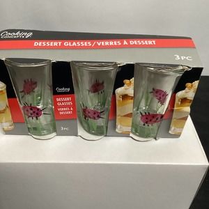 Dessert Glasses  set of 3
